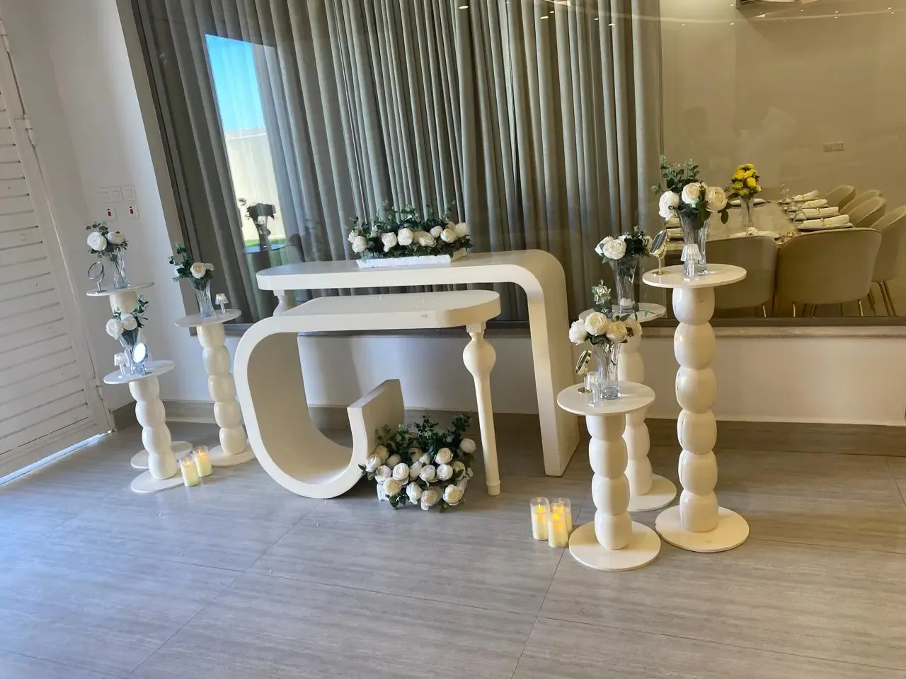 تجهيز قاعة حفلات زفاف فاخرة في الرياض من اتقان التميز